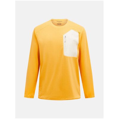Bluza PEAK PERFORMANCE M Freelight Polartec Grid Crew pomarańczowy M Bluza PEAK PERFORMANCE M Freelight Polartec Grid Crew pomarańczowy M