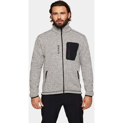 Bluza polarowa męska Alpinus Svene Polartec szary melanż 2XL Bluza polarowa męska Alpinus Svene Polartec szary melanż 2XL
