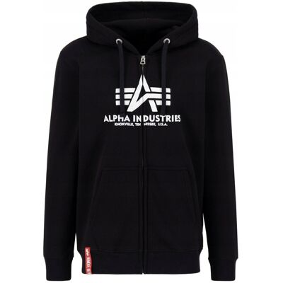 Bluza rozpinana z kapturem Alpha Industries PP Basic 178325PP 03 Czarna M Bluza rozpinana z kapturem Alpha Industries PP Basic 178325PP 03 Czarna M
