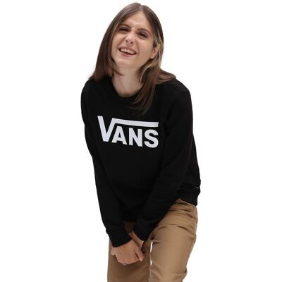 Bluza Sportowa Damska Vans Classic V Crew Czarna (Vn0a4s97blk) Bluza Sportowa Damska Vans Classic V Crew Czarna (Vn0a4s97blk)
