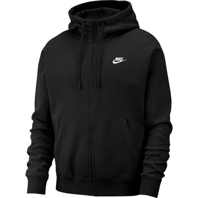 Bluza Sportowa Męska Nike Club Hoodie Fz Bb Czarna Bv2645 010 Bluza Sportowa Męska Nike Club Hoodie Fz Bb Czarna Bv2645 010