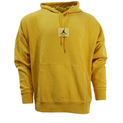 Bluza z kapturem Air Jordan Essentials Statement Fleece Washed Pullover Hoodie Yellow Ochre - FB7290-752-XXL Bluza z kapturem Air Jordan Essentials Statement Fleece Washed Pullover Hoodie Yellow Ochre - FB7290-752-XXL