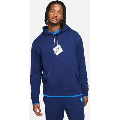 Bluza z kapturem Air Jordan Jumpman Classics niebieska - CV2244-492-XL Bluza z kapturem Air Jordan Jumpman Classics niebieska - CV2244-492-XL