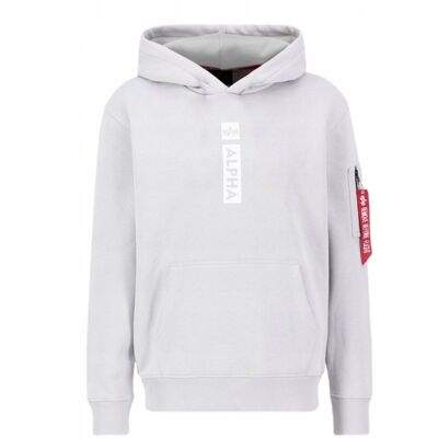 Bluza z kapturem Alpha Industries Alpha PP 146338 666 Pastel Grey XXL Bluza z kapturem Alpha Industries Alpha PP 146338 666 Pastel Grey XXL