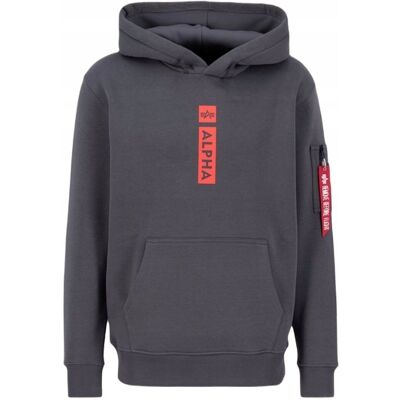 Bluza z kapturem Alpha Industries Alpha PP 146338 684 Vintage Grey XXL Bluza z kapturem Alpha Industries Alpha PP 146338 684 Vintage Grey XXL