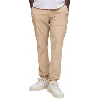 Shein BOOHOOMAN BEŻOWE SPODNIE CASUAL PROSTE Z KIESZENIAMI BAWEŁNA L Z3A Shein BOOHOOMAN BEŻOWE SPODNIE CASUAL PROSTE Z KIESZENIAMI BAWEŁNA L Z3A
