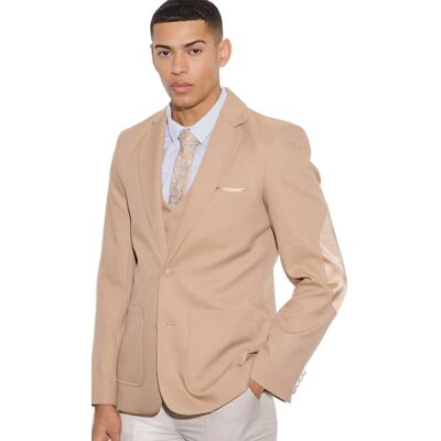 Inny producent BOOHOOMAN BEŻOWY MĘSKI GARNITUR SLIM Z KAMIZELKĄ ŁATAMI NA ŁOKCIACH 36 Z3A* Inny producent BOOHOOMAN BEŻOWY MĘSKI GARNITUR SLIM Z KAMIZELKĄ ŁATAMI NA ŁOKCIACH 36 Z3A*