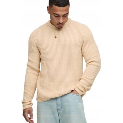 Inny producent BOOHOOMAN BEŻOWY SWETER MĘSKI W PRĄŻKI Z OKRĄGŁYM DEKOLTEM M Z3A Inny producent BOOHOOMAN BEŻOWY SWETER MĘSKI W PRĄŻKI Z OKRĄGŁYM DEKOLTEM M Z3A