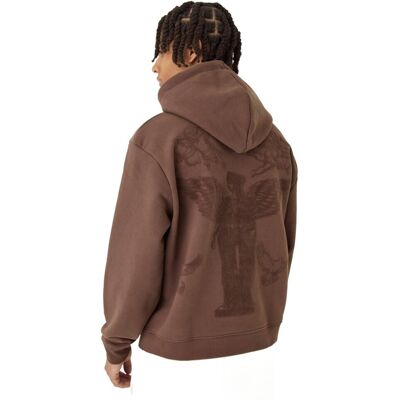 Inny producent BOOHOOMAN BLUZA MĘSKA Z KAPTUREM BRĄZOWA Z APLIKACJĄ NA PLECACH Z3A* Inny producent BOOHOOMAN BLUZA MĘSKA Z KAPTUREM BRĄZOWA Z APLIKACJĄ NA PLECACH Z3A*