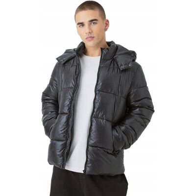 Inny producent BOOHOOMAN CZARNA PIKOWANA KURTKA Z KAPTUREM MĘSKA M Z3A Inny producent BOOHOOMAN CZARNA PIKOWANA KURTKA Z KAPTUREM MĘSKA M Z3A