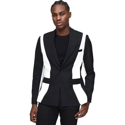 Inny producent BOOHOOMAN CZARNY MĘSKI GARNITUR SLIM Z BIAŁYMI PASKAMI 42 Z3A* Inny producent BOOHOOMAN CZARNY MĘSKI GARNITUR SLIM Z BIAŁYMI PASKAMI 42 Z3A*