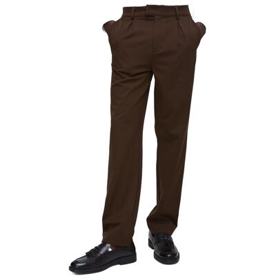 Inny producent BOOHOOMAN ELEGANCKIE SPODNIE MĘSKIE PROSTE BRĄZOWE Z MANKIETEM 32 Z3A* Inny producent BOOHOOMAN ELEGANCKIE SPODNIE MĘSKIE PROSTE BRĄZOWE Z MANKIETEM 32 Z3A*