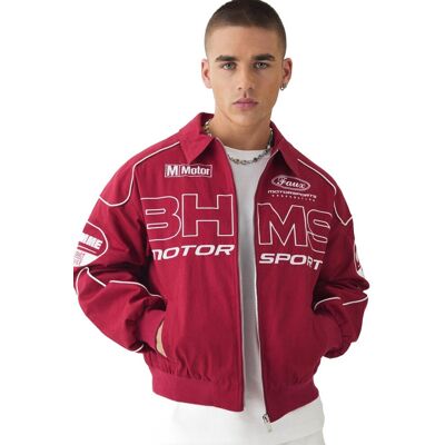 Inny producent BOOHOOMAN MĘSKA KURTKA BOMBER CZERWONA Z NADRUKAMI DO BIODER XL Z3A* Inny producent BOOHOOMAN MĘSKA KURTKA BOMBER CZERWONA Z NADRUKAMI DO BIODER XL Z3A*