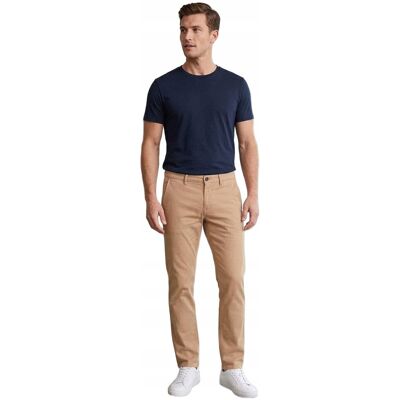 Inny producent BOSS BRĄZOWE PROSTE SPODNIE CASUAL BAWEŁNA ELASTAN 34/34 6FA Inny producent BOSS BRĄZOWE PROSTE SPODNIE CASUAL BAWEŁNA ELASTAN 34/34 6FA