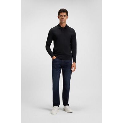 Inny producent BOSS GRANATOWE JEANSY PROSTE Z NASZYWKĄ I SKÓRZANĄ ŁATĄ 34/32 7AA Inny producent BOSS GRANATOWE JEANSY PROSTE Z NASZYWKĄ I SKÓRZANĄ ŁATĄ 34/32 7AA