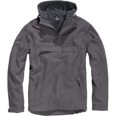 Brandit Kurtka Kangurka Zimowa Windbreaker Grafitowa - Grafitowy - L Brandit Kurtka Kangurka Zimowa Windbreaker Grafitowa - Grafitowy - L
