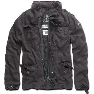 Brandit Kurtka M65 Britannia Czarna - Czarny - M Brandit Kurtka M65 Britannia Czarna - Czarny - M