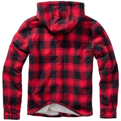 Brandit Kurtka W Kratę Z Kapturem Lumberjacket Czarno-Czerwona-3Xl Brandit Kurtka W Kratę Z Kapturem Lumberjacket Czarno-Czerwona-3Xl