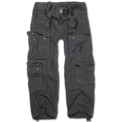 Brandit Spodnie Bojówki Pure Vintage Czarne - 4XL Brandit Spodnie Bojówki Pure Vintage Czarne - 4XL