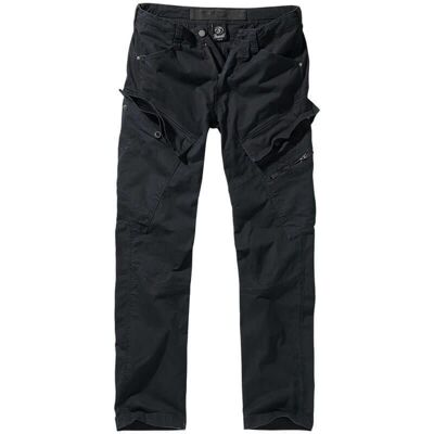 Brandit Spodnie Slim Fit Adven Czarne - XXL Brandit Spodnie Slim Fit Adven Czarne - XXL