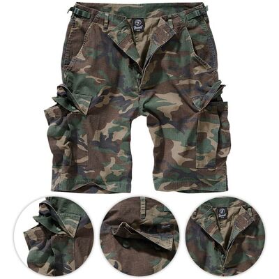 Brandit Szorty BDU Rip-Stop Woodland - 3XL Brandit Szorty BDU Rip-Stop Woodland - 3XL