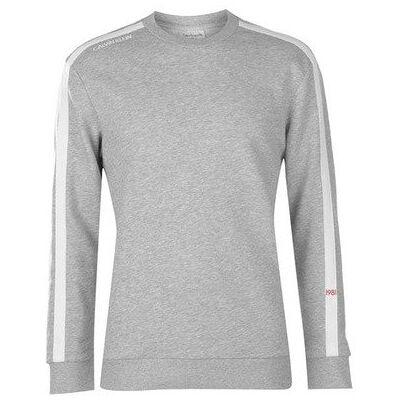 Calvin Klein 1981 szara koszulka męska długi rękaw, Rozmiar L Calvin Klein 1981 szara koszulka męska długi rękaw, Rozmiar L