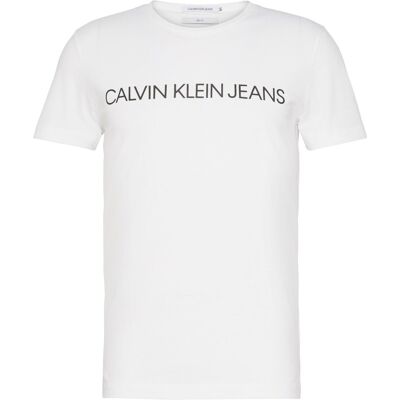Calvin Klein Koszulka Męska T-Shirt Core Institutional White J30J307855 112 L Calvin Klein Koszulka Męska T-Shirt Core Institutional White J30J307855 112 L