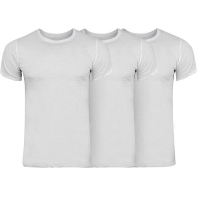 Calvin Klein Trzypak 3 Pary Koszulka T-Shirt S/s Crew Neck 3pk White Nb4011e 100 - Rozmiar: Xl Calvin Klein Trzypak 3 Pary Koszulka T-Shirt S/s Crew Neck 3pk White Nb4011e 100 - Rozmiar: Xl