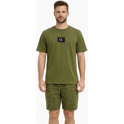 Inny producent CALVIN KLEIN UNDERWEAR ZIELONY T SHIRT MĘSKI Z LOGO L I4A Inny producent CALVIN KLEIN UNDERWEAR ZIELONY T SHIRT MĘSKI Z LOGO L I4A