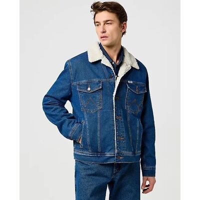capispalla e giacche mężczyzna wrangler 112371440 sherpa mid stone regular capispalla e giacche mężczyzna wrangler 112371440 sherpa mid stone regular