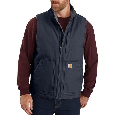 Inny producent CARHARTT GRANATOWA KAMIZELKA CASUAL BAWEŁNIANA Z KIESZENIAMI M 6FA Inny producent CARHARTT GRANATOWA KAMIZELKA CASUAL BAWEŁNIANA Z KIESZENIAMI M 6FA