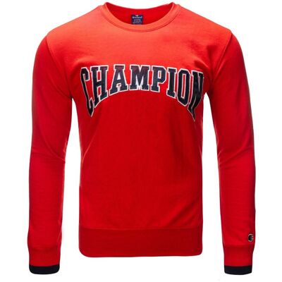 Champion bluza męska czerwona klasyczna 215748-S21-RS011 XL Champion bluza męska czerwona klasyczna 215748-S21-RS011 XL