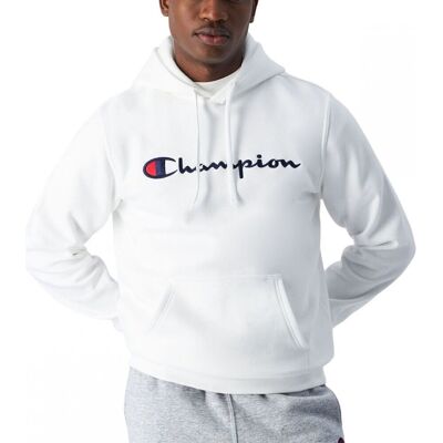 Champion bluza męska z kapturem Hooded Sweatshirt 220253.WW001 L biały Champion bluza męska z kapturem Hooded Sweatshirt 220253.WW001 L biały