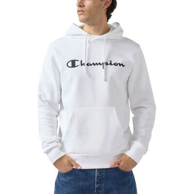 Champion bluza męska z kapturem Hooded Sweatshirt 221809.WW001 L biały Champion bluza męska z kapturem Hooded Sweatshirt 221809.WW001 L biały