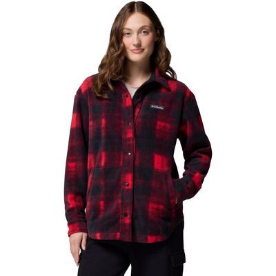 Columbia Benton Springs Fleece Shirt Jacket II 2085661613, Kobieta, Kurtka, Czerwony Columbia Benton Springs Fleece Shirt Jacket II 2085661613, Kobieta, Kurtka, Czerwony
