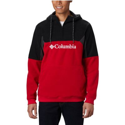 Columbia Lodge II Fleece Hoodie 1918863613, Męskie, Polar sportowy, Czerwony Columbia Lodge II Fleece Hoodie 1918863613, Męskie, Polar sportowy, Czerwony