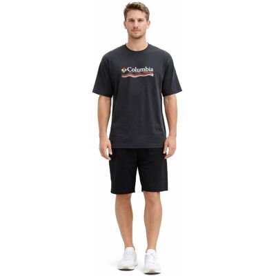 Columbia SZARY T-SHIRT Z BAWEŁNY Z LOGO Z OKRĄGŁYM DEKOLTEM M I4A Columbia SZARY T-SHIRT Z BAWEŁNY Z LOGO Z OKRĄGŁYM DEKOLTEM M I4A