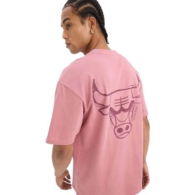 DEFACTO MĘSKI T-SHIRT RÓŻOWY Z NADRUKIEM NA PLECACH M 5DA DEFACTO MĘSKI T-SHIRT RÓŻOWY Z NADRUKIEM NA PLECACH M 5DA