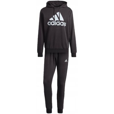 Dres męski adidas Big Logo Terry Track Suit czarny IJ8555 M Dres męski adidas Big Logo Terry Track Suit czarny IJ8555 M