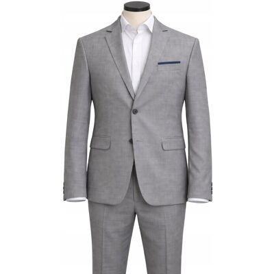 PELLETPOZ Elegancki garnitur męski - granatowy/niebieski, slim 472 fit 52 / 176 PELLETPOZ Elegancki garnitur męski - granatowy/niebieski, slim 472 fit 52 / 176