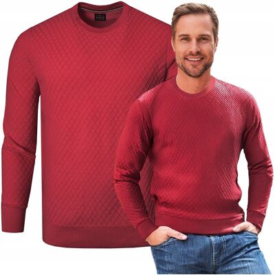 Elegancki SWETER Męski Klasyczny CZERWONY Bawełniany XL Pako Jeans Elegancki SWETER Męski Klasyczny CZERWONY Bawełniany XL Pako Jeans