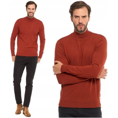 Elegancki Sweter Męski Półgolf Klasyczny Stylowy Cienki Sweterek Moraj Xxl Elegancki Sweter Męski Półgolf Klasyczny Stylowy Cienki Sweterek Moraj Xxl
