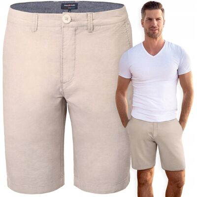 ELEGANCKIE Spodenki SZORTY Chino Męskie MARIUS Jasnobeżowe 36 Pako Jeans ELEGANCKIE Spodenki SZORTY Chino Męskie MARIUS Jasnobeżowe 36 Pako Jeans