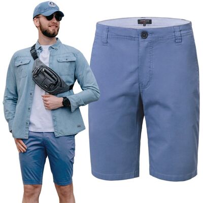 ELEGANCKIE Spodenki SZORTY Chino Męskie RALPH Niebieskie 36 Pako Jeans ELEGANCKIE Spodenki SZORTY Chino Męskie RALPH Niebieskie 36 Pako Jeans