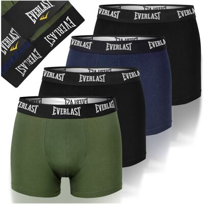 EVERLAST Bielizna Męska Bokserki Bawełna Kolor Zestaw 4 Sztuki Rozmiar XL EVERLAST Bielizna Męska Bokserki Bawełna Kolor Zestaw 4 Sztuki Rozmiar XL