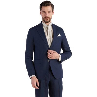 Inny producent FACONNABLE GRANATOWA MARYNARKA SLIM GŁADKA ELEGANCKA 50 FTA Inny producent FACONNABLE GRANATOWA MARYNARKA SLIM GŁADKA ELEGANCKA 50 FTA