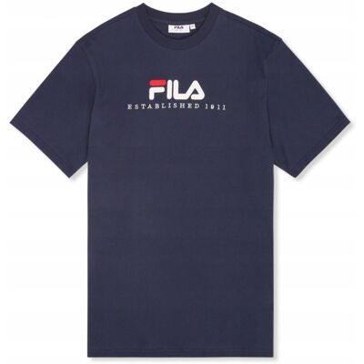 Fila T-Shirt Męski Valsera Regular Logo T-Shirt Fau0225.50004 Xxl Granatowy Fila T-Shirt Męski Valsera Regular Logo T-Shirt Fau0225.50004 Xxl Granatowy