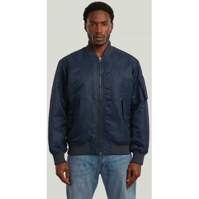 Inny producent G-STAR RAW GRANATOWA KURTKA BOMBER Z KIESZENIĄ NA RAMIENIU XL 7BA Inny producent G-STAR RAW GRANATOWA KURTKA BOMBER Z KIESZENIĄ NA RAMIENIU XL 7BA