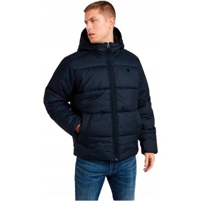 G-STAR RAW GRANATOWA PIKOWANA KURTKA Z KAPTUREM ZAMEK M J5C G-STAR RAW GRANATOWA PIKOWANA KURTKA Z KAPTUREM ZAMEK M J5C