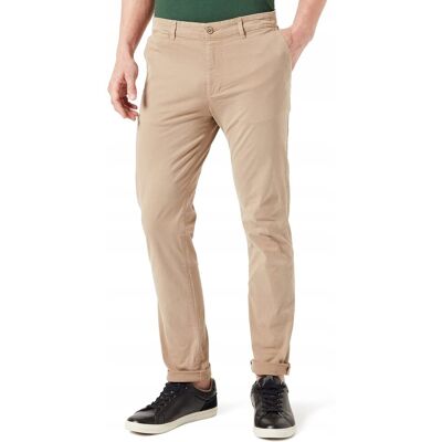 Inny producent GARMENT MAKERS BEŻOWE SPODNIE MĘSKIE CHINOS PROSTE 30/32 7CA Inny producent GARMENT MAKERS BEŻOWE SPODNIE MĘSKIE CHINOS PROSTE 30/32 7CA
